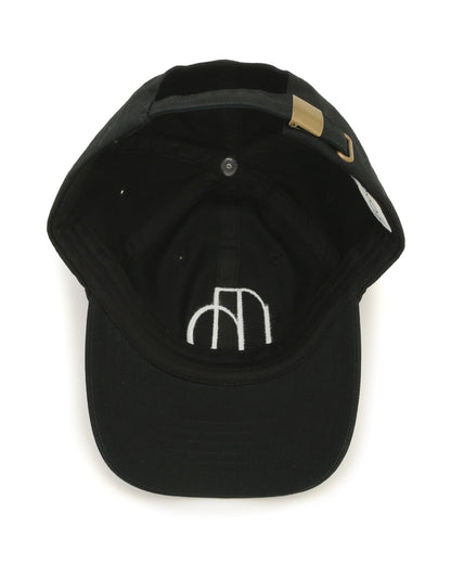 NUMBER.b logo embroidered cap (canvas) &amp;lt;black&amp;gt;