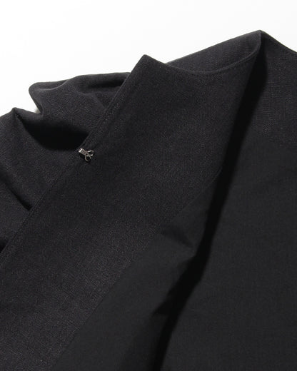 [SOLD OUT] Cotton linen short jacket &amp;lt;Black&amp;gt;