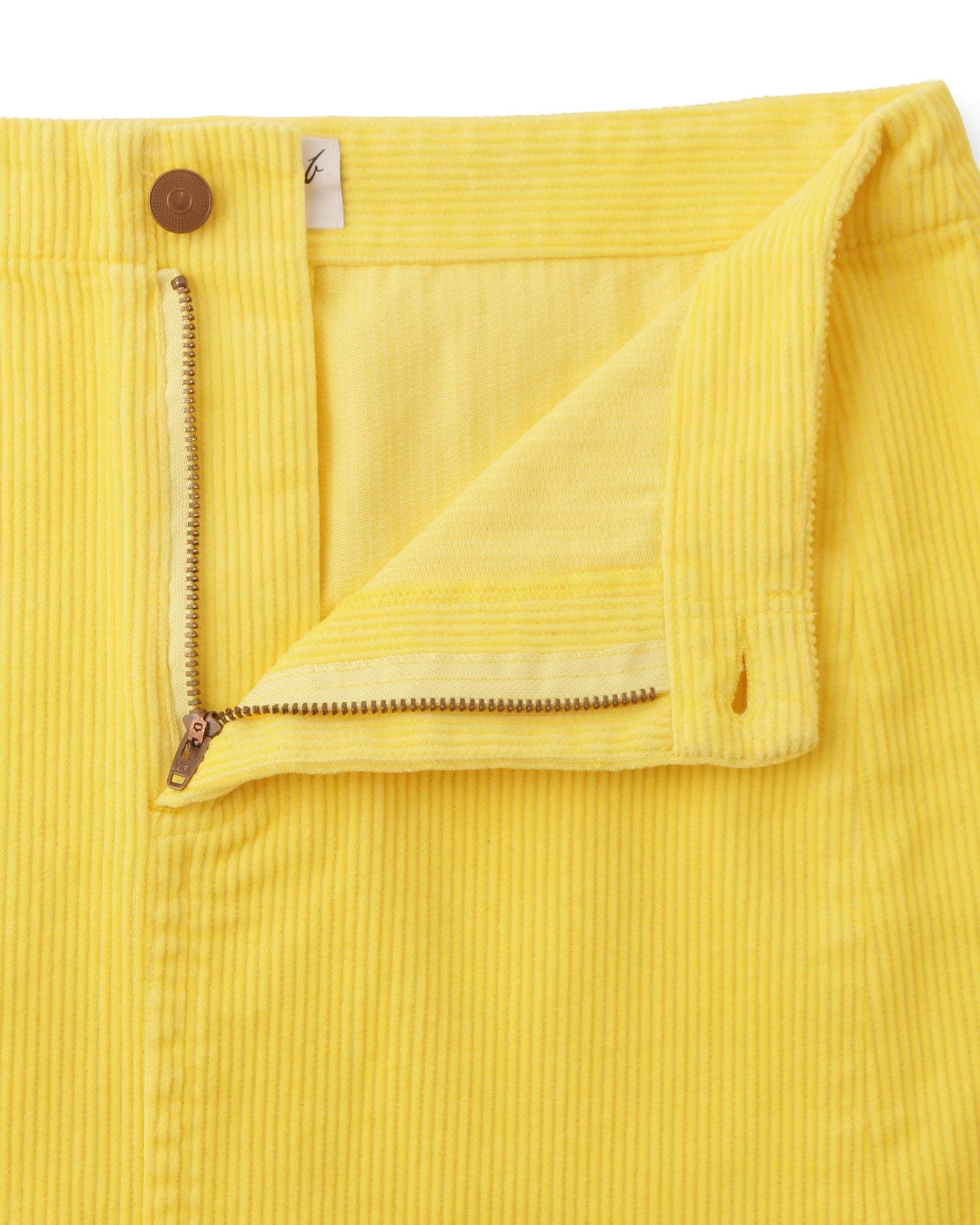 コーデュロイスカート＜イエロー＞