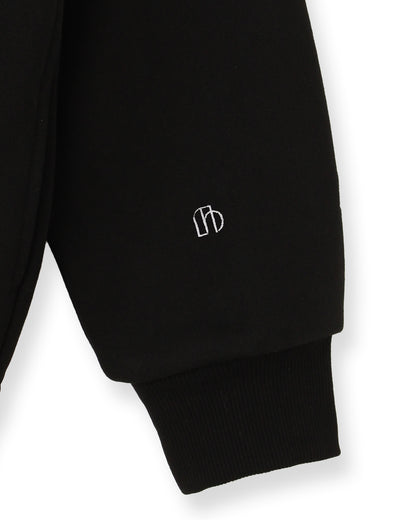 【POP UP STORE先行販売】NUMBER.b ロゴパーカ（刺繍）＜ブラック＞