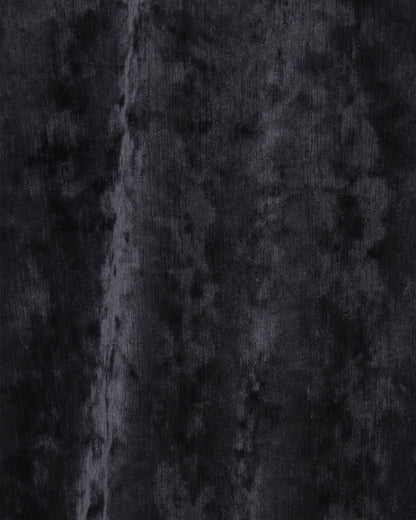 ベロアクルーネックプルオーバー＜ブラック＞