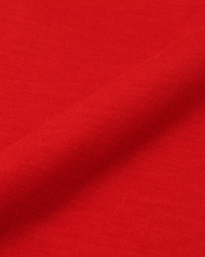 [New Color] Turtleneck Cut-and-Sew <red></red>