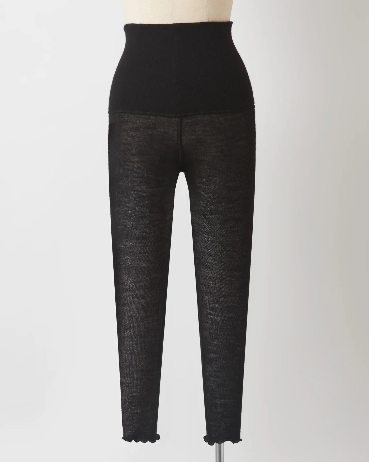 ＜TOQUE＞ロイヤルベビーアルパカ針抜きスムスインナー9分丈レギンス