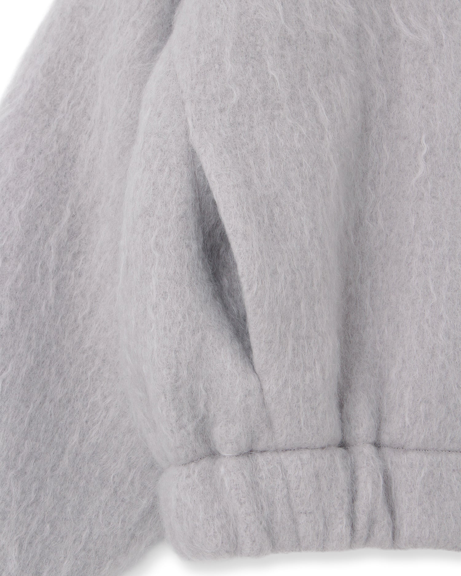 シャギーブルゾン＜グレー＞