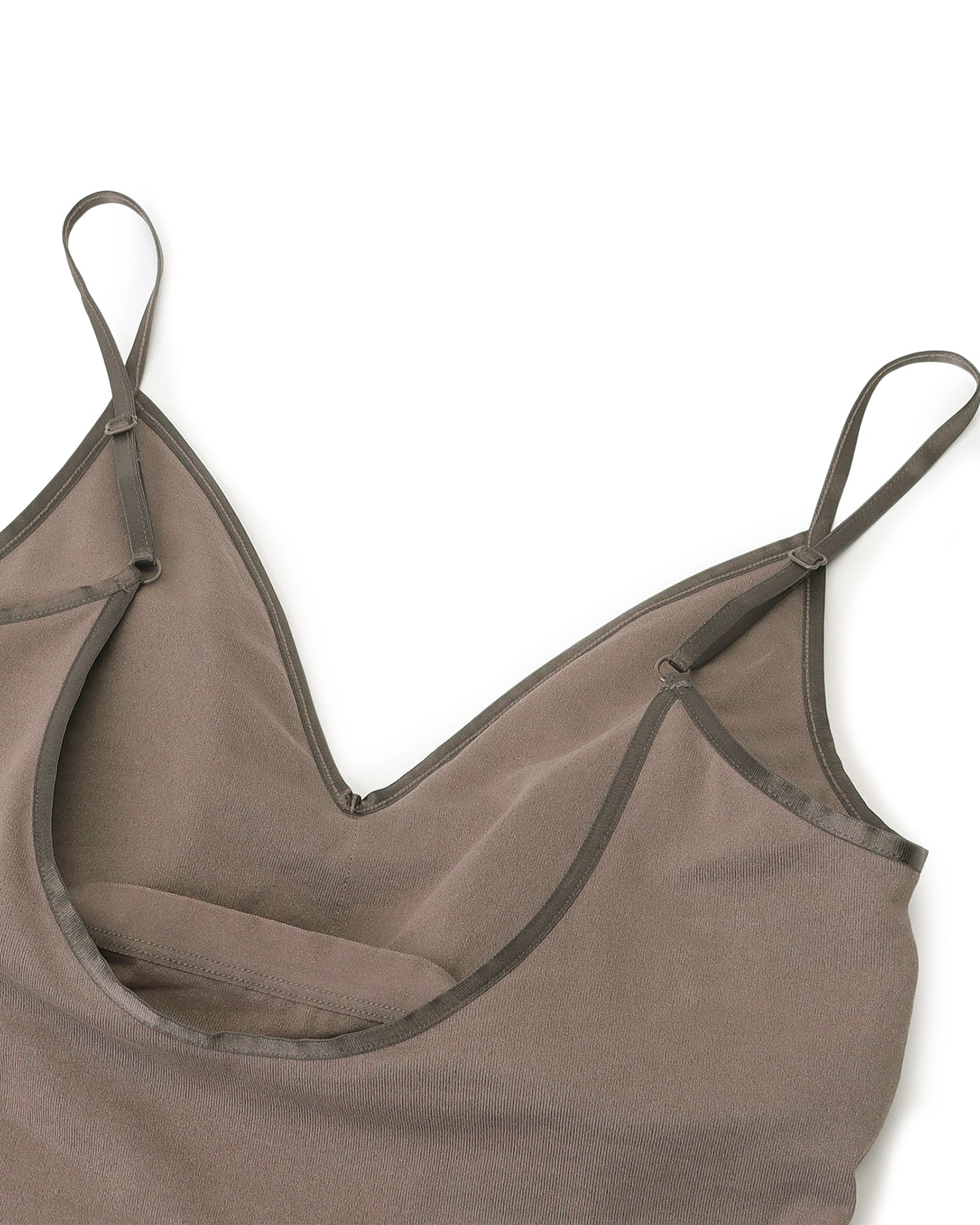 [Pre-order] UNDERSON UNDERSON for AMARC Open back camisole with cup &lt;br&gt; COLOR: Mocha