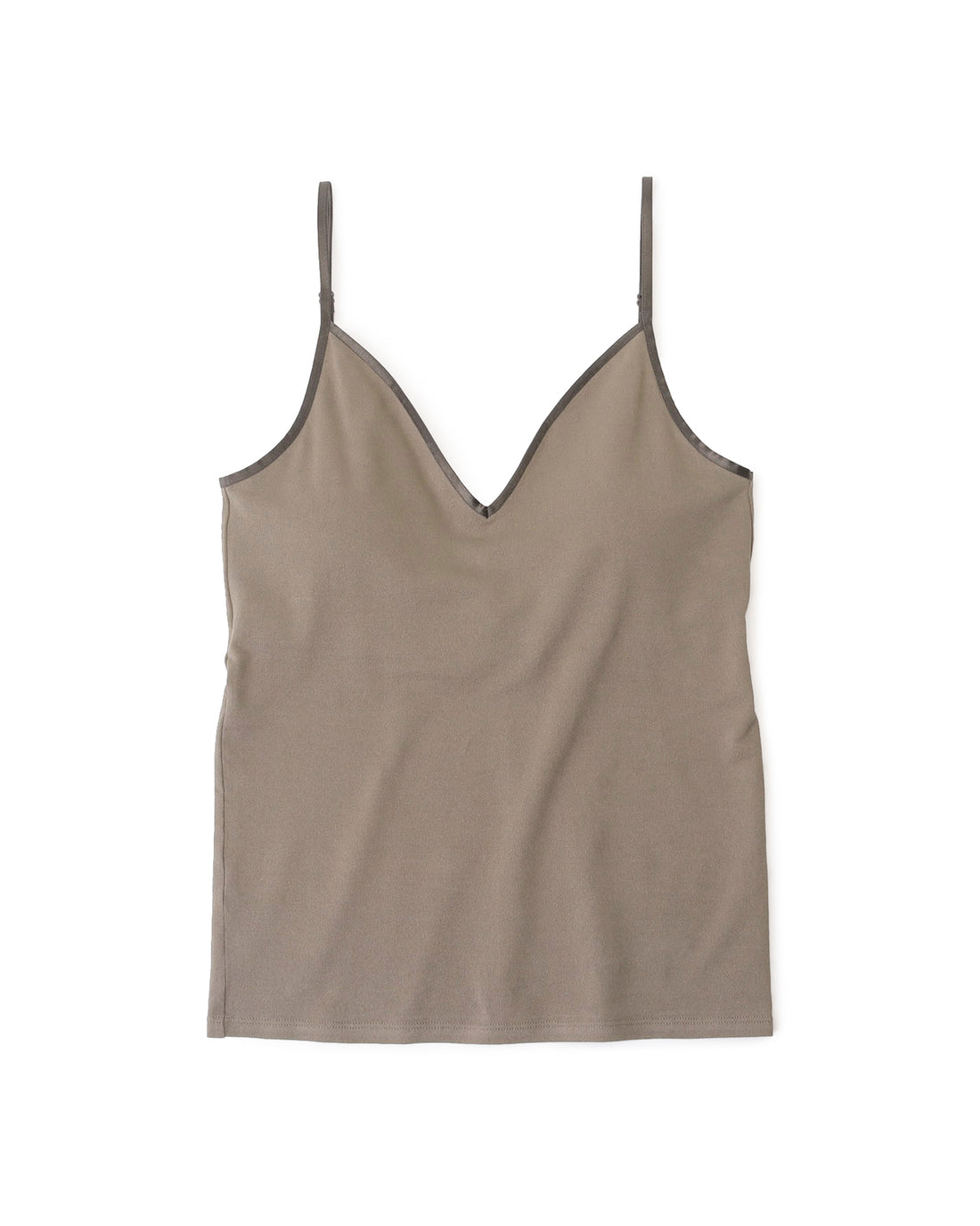 UNDERSON UNDERSON for AMARC カップ付バックオープンキャミソール<モカ>