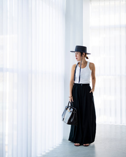 シアーワイドパンツ