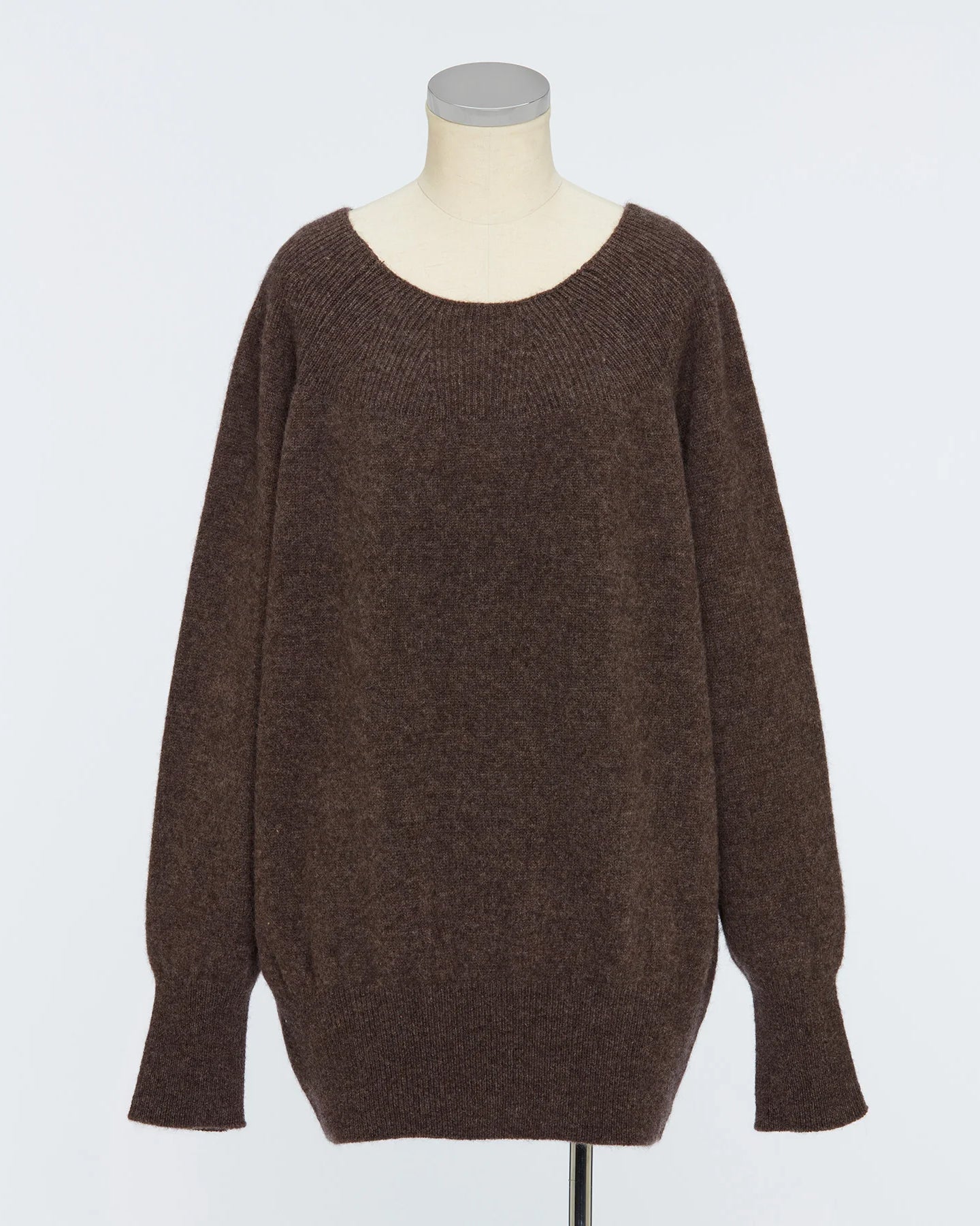 ＜TOQUE＞アルパカウール縮絨ニットラグランスリーブ