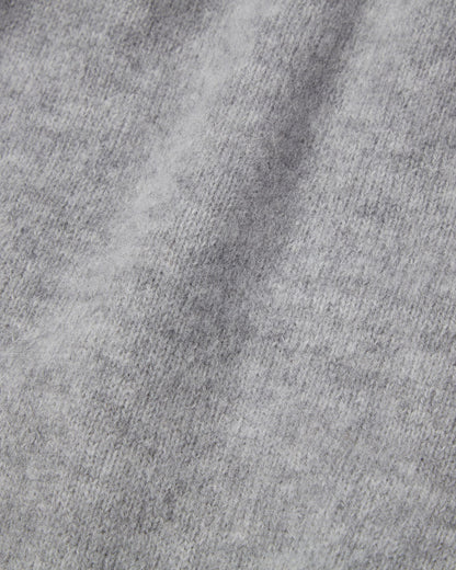 ＜TOQUE＞アルパカウール縮絨ニットカーディガン＜グレー＞