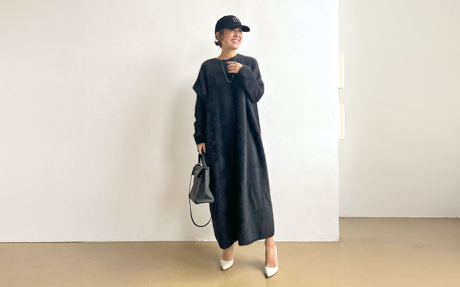 Curensology for AMARC フォックスカシミヤ2WAYワンピース – AMARC