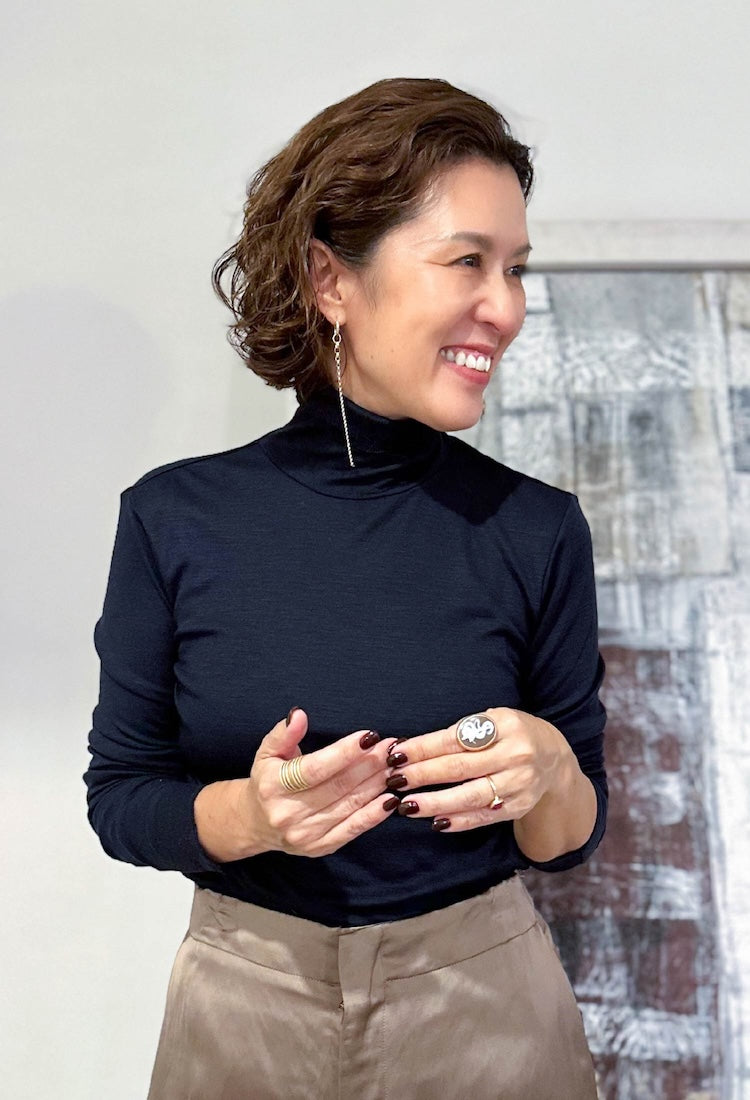 美品♪AMARC オリジナルタートルネックカットソー 2枚セット 美品♪AMARC オリジナルタートルネックカットソー 2枚セット