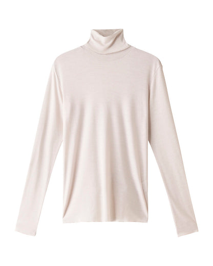 Women's Heattech Ultra Light Turtleneck Long-Sleeve T-Shirt with Moisture-Wicking | Purple | XL | Uniqlo US